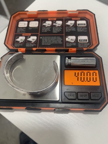 Vintage Tiffany & Co Sterling Silver 925 1837 Open Cuff Bangle 1997 - Picture 8 of 8