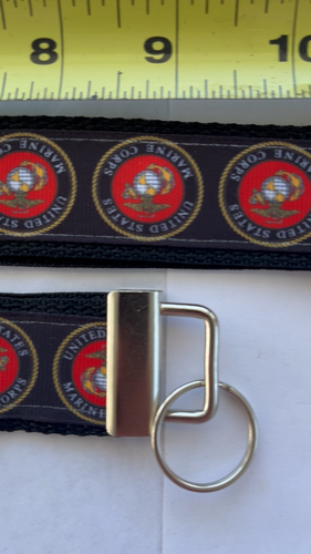 Marines Keychain gift for him her mom dad BFF Stocking Stuffer New York - Video 1 of 1