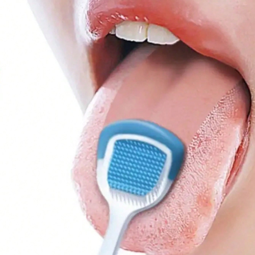1PC Tongue Scraper for Bad Breath & Oral Care - Adult Tongue Cleaner Tool - Picture 1 of 7