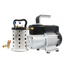 3/4HP Portable Vacuum Refrigerant Recovery Machine + Recovery Submersible Cooler