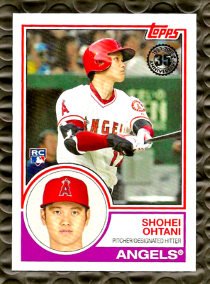 2018 Topps #83-1 Shohei Ohtani Rookie (35 Year Ann) Angels | eBay