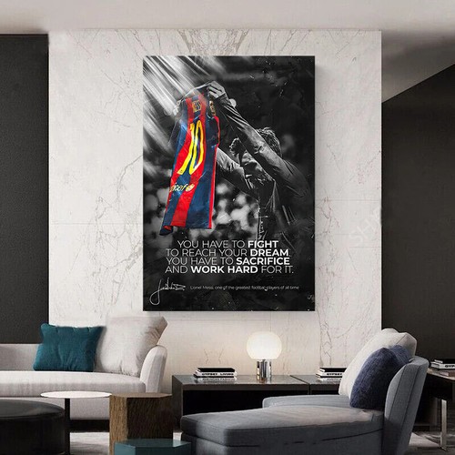 Leinwand Bilder Lionel Messi Fight Pop Art Wandbilder -Hochwertiger Kunstdruck - Zdjęcie 4 z 11