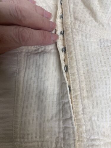 Vintage 50er Longline Wireless Bullet Cone BH Bustier Baumwolle 36C mit Strumpfbandlaschen - Bild 3 von 11