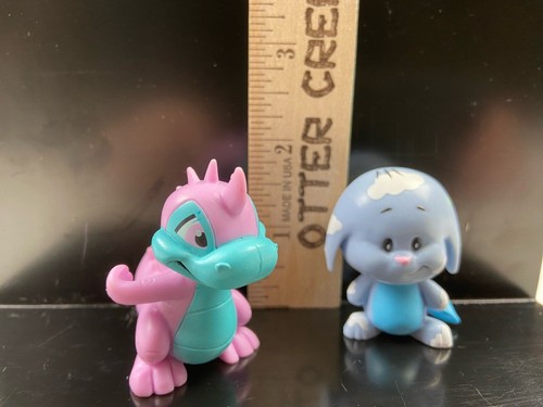 RARE Neopets Collector Figure LOT pvc Jakks 2008 Scorchio and Cloud Kacheek 2" - Picture 10 of 10