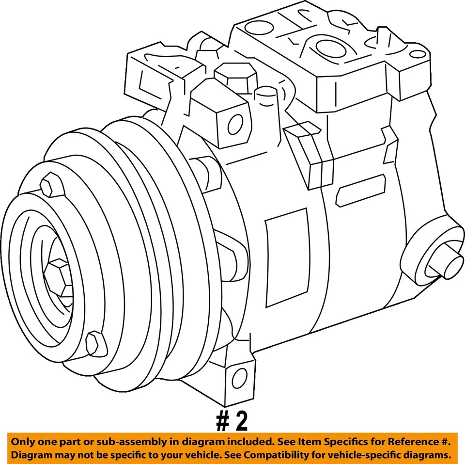 Compresor de aire acondicionado usado se adapta a: Mercedes-benz Mercedes clase gl 164 2007 tipo ML350 ga Foto 4 de 4