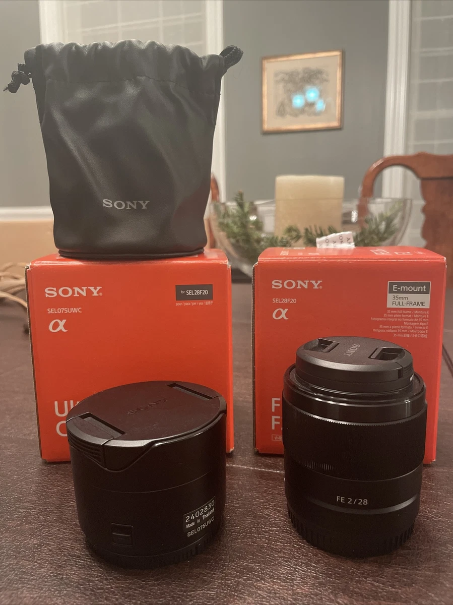 Sony FE 28 mm f/2 Lens (SEL28F20) and Ultra Wide Converter