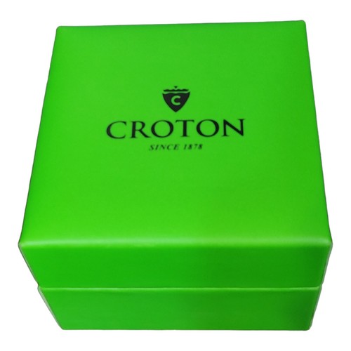 Caja Reloj Solo Croton Caja Verde (Solo Caja) Vitrina Almacenamiento  - Imagen 2 de 6