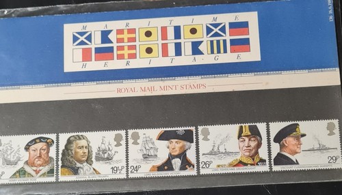 GB - 1982 - Presentation Pack (No. 136) - "Maritime Heritage - MNH 
