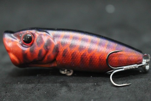 Topwater Pêche Leurre 7cm 9.9ml Réaliste Popper Pour Bass Pêche HT605 - Photo 34/51