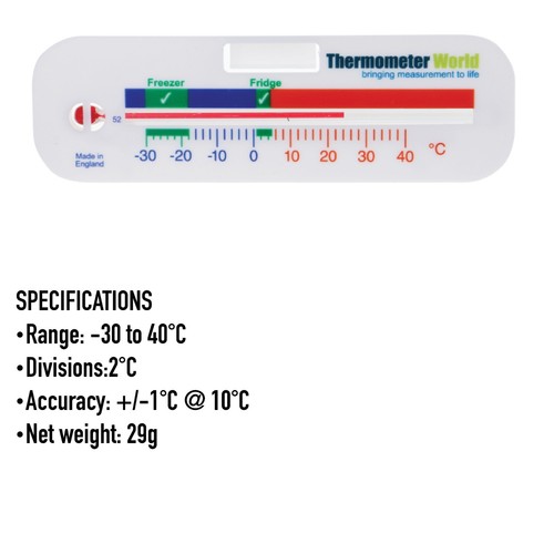 TERMÓMETRO FRIGORÍFICO - MEDIDOR DE TEMPERATURA REFRIGERADOR FRIGORÍFICO PARA CONGELADOR - IN-006 - Imagen 7 de 7