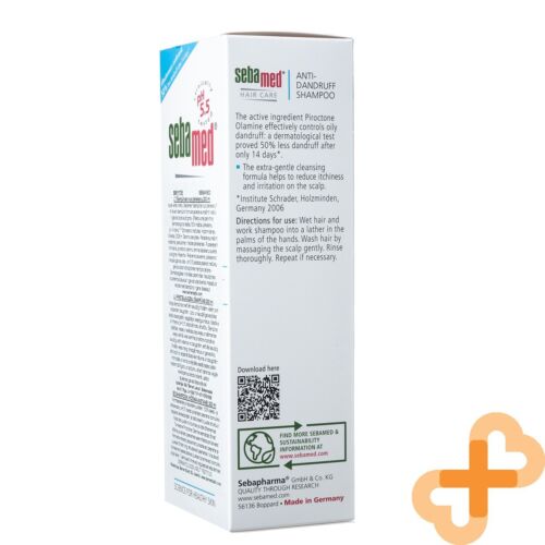 SEBAMED Anti-Dandruff Shampoo for Oily Hair Relieves Itching Redness 200 ml - Picture 19 of 24