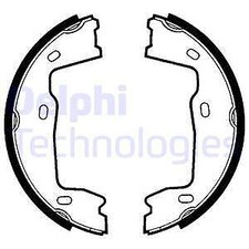 LS1381 DELPHI Brake Shoe Set, parking brake for CHEVROLET,OPEL,SAAB,VAUXHALL