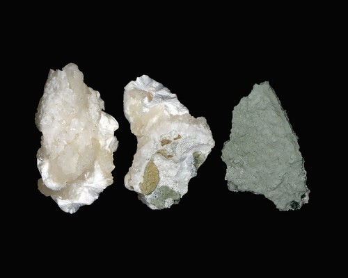 Natural Okenite with Gyrolite Prehnite Quartz 3 Minerals Mumbai quarry #L 654 - Picture 3 of 3