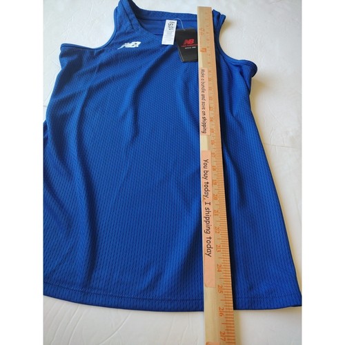 New Balance Jersey Women's Size Small Royal Blue Dry Basketball Mesh V Neck - Picture 5 of 6