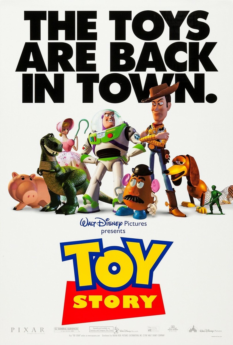 特撮 PIXAR TOY STORY POSTER FIGURE Toy Story 2 Pixar Disney Original Promo Movie Poster 1999 39