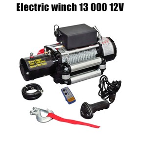 Electric Winch 13000 12v Cable Remote Radio Control Image Is Loading Electric Winch 13000 12v Cable Remote Radio