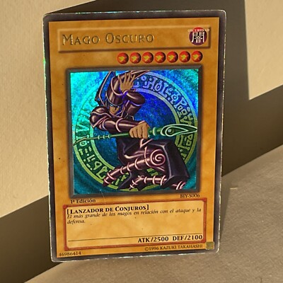 VTG Mago Oscuro (Dark Magician) Ultra Rare Holo Spanish BIY-S006