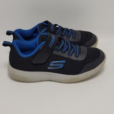 Boys Skechers Dyna Lite Sneakers Black and Blue Size 3
