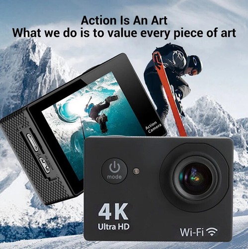 4K 1080P Anti-shake WiFi Action Camera Waterproof Remote Control Sport Camcorder - Picture 4 of 24