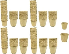 Black Duck Brand 144 Peat Pots Seed Planters in 2 Sizes (144)