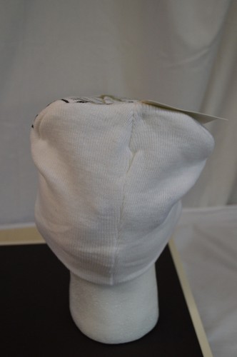 NEW Unisex Winter Warm Knit MUMMY Beanie Hat Ski Cap (WHITE) GREEN LED EYES - Picture 9 of 11