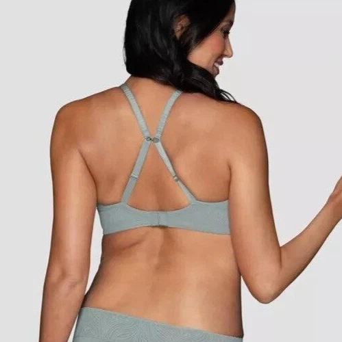 Sujetador convertible inalámbrico Vanity Fair Effortless Go To 77164 Bra Malva 40D Nuevo con etiquetas Foto 2 de 4