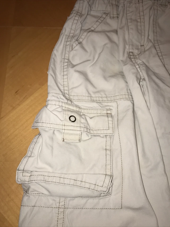 Gymboree Niños Talla 4 Kakhi Carga Pantalones Cintura Ajustable Foto 2 de 4