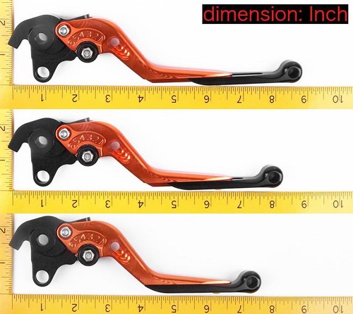 Foldable/Extendable Brake Clutch Levers For YAMAHA YZF R6 2005-2016 / R1 2004-08 - Foto 5 di 6