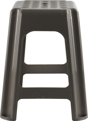 Large Plastic Sitting Stool Sturdy Stackable Design 34 x 42 x 42cm - Picture 9 of 10