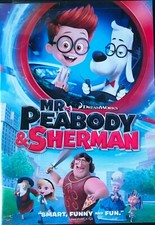 MR PEABODY & SHERMAN DVD Dreamworks WABAC Machine Summer Vacation Kids Film