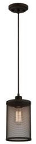 Westinghouse Lighting 6345400 One-Light Mini Pendant Mesh Shade 120V - 第 1/1 張圖片