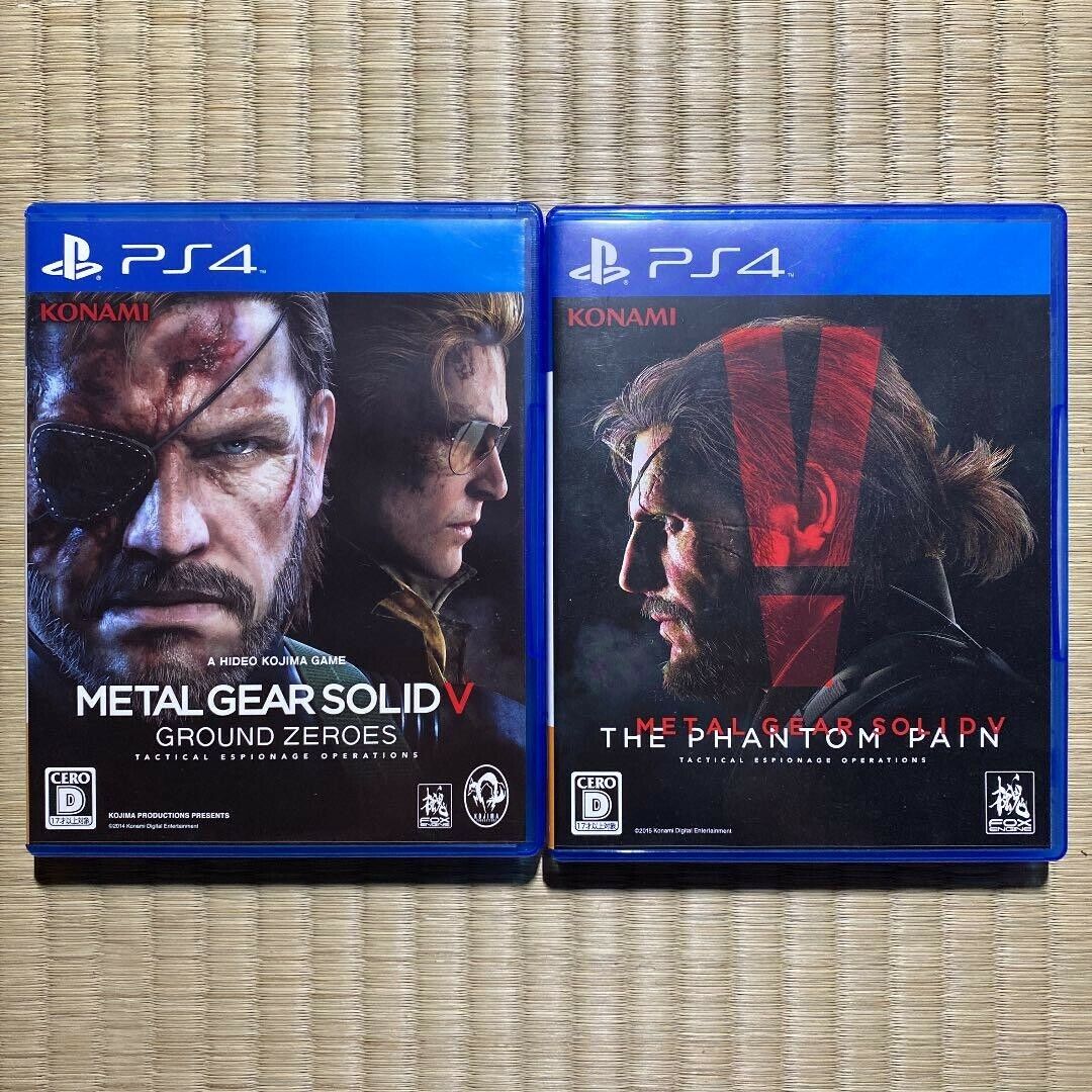 Solid V 5 Ground Zeroes &amp; The Phantom Pain Sony PlayStation 4 PS4 eBay