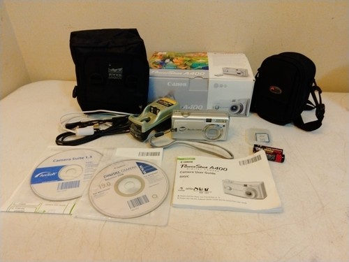 Canon PowerShot A400 3.2MP Digital Camera PARTS or REPAIR ONLY
