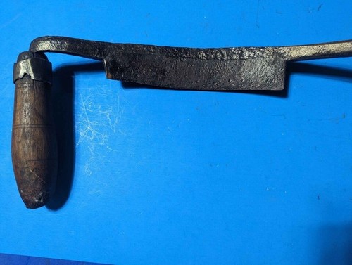 Antique Wooden Spoke Shave Spokeshave Draw Knife Coopers Wood Tool - Picture 9 of 9