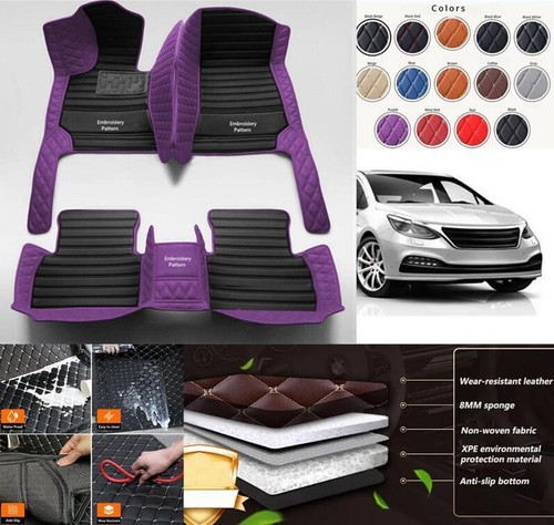 Car Floor Mats For Chevrolet Suburban Tahoe Auto Carpets Liner Custom Waterproof - Picture 26 of 37