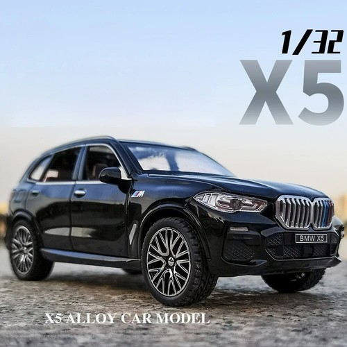 1:32 BMW X5 Alloy Diecast Model Sports Car SUV Vehicle Sounds & Lights Kids Toys - Picture 4 of 12