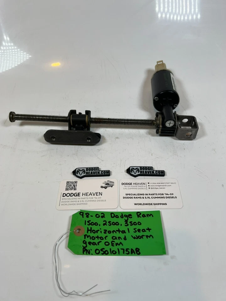 Dodge Ram 1500-3500 1998-2002 OEM Mopar asiento horizontal motor y engranaje helicoidal Foto 2 de 4