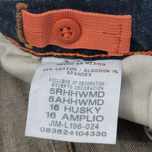 WRANGLER JEANS 16 Husky Active Flex, Color Blue, Slim Straight Fit, Adjustable. - Picture 13 of 14