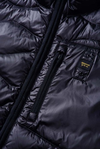 BLAUER UOMO Giubbino PIUMINO TASCHINA PETTO WAYLON ESTATE 2024 03070 BLU ONDA - Imagen 4 de 4