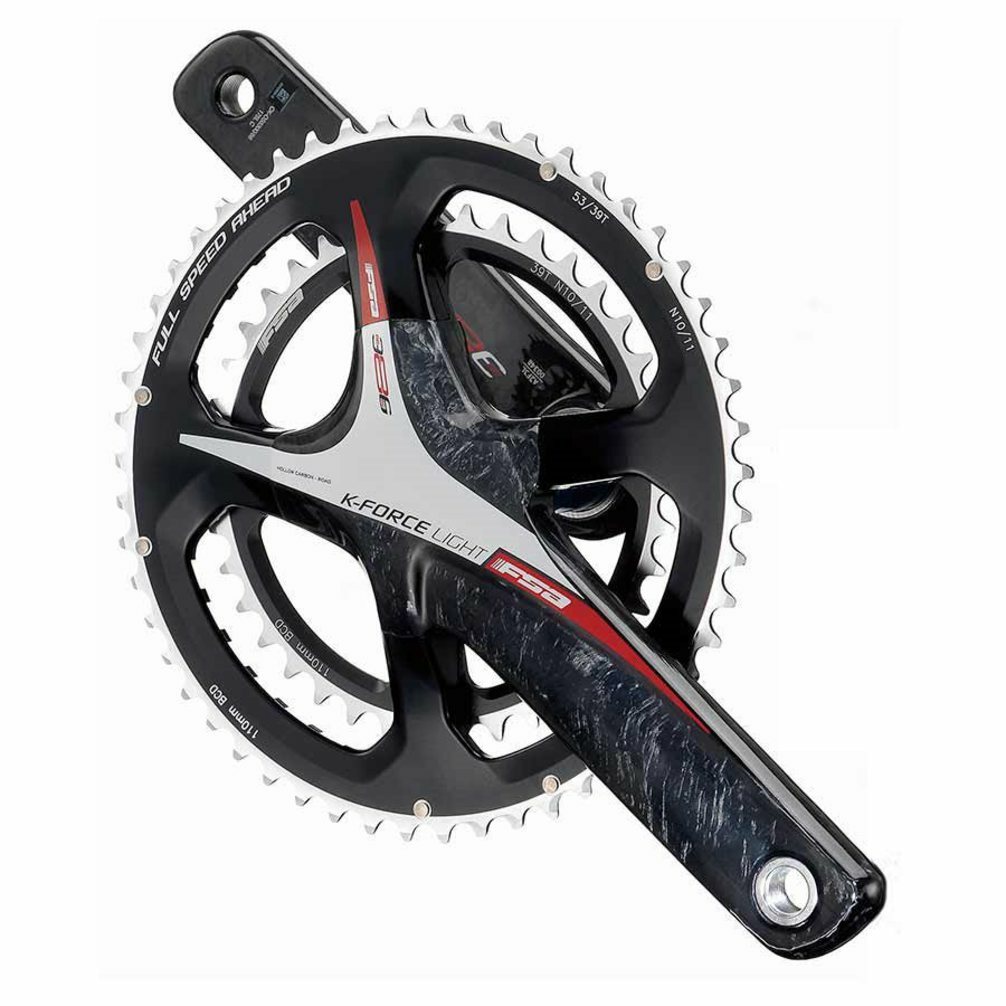 FSA K-Force ABS doble Bielas 386EVO 39 53T 172.5mm 4H Negro gráfico con OBB FSA K-Force ABS doble Bielas 386EVO 39 53T 172.5mm 4H Negro gráfico con OBB