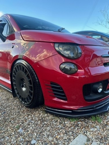 Abarth 500 595 695 Seitenluft Enten Windabweiser Gitter Stoßstange vorne - Bild 7 von 23