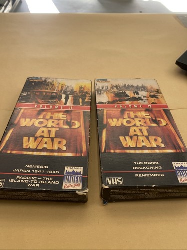 The World At War Series Early Edition -Thames 1988 - VHS - Volume 1 To 12 - Picture 7 of 7