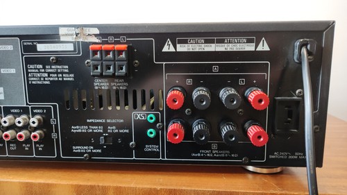 Kenwood KR-V7040 Audio Video Stereo Receiver 110W Black Tested Working See Video - Picture 15 of 18