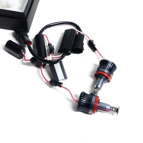 20W 7000K White BMW H8 LED Angel Eyes Ring Marker Light Bulbs For 1 3 5 X Series - Picture 4 of 4
