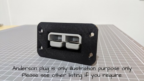 175 Amp Anderson Flush Mounting Mount Bracket *No plug* UPDATED V2 - Picture 2 of 6