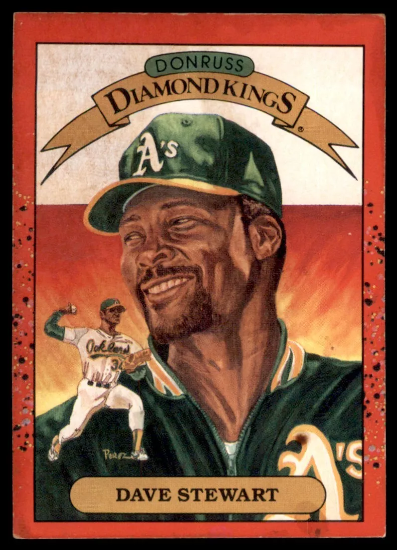 Dave Stewart trading card