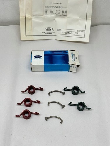 NOS Ford D9TZ-2A094-A Brake Shoe Hold Down Kit – Incomplete, Fits F250 F350 - Picture 1 of 5