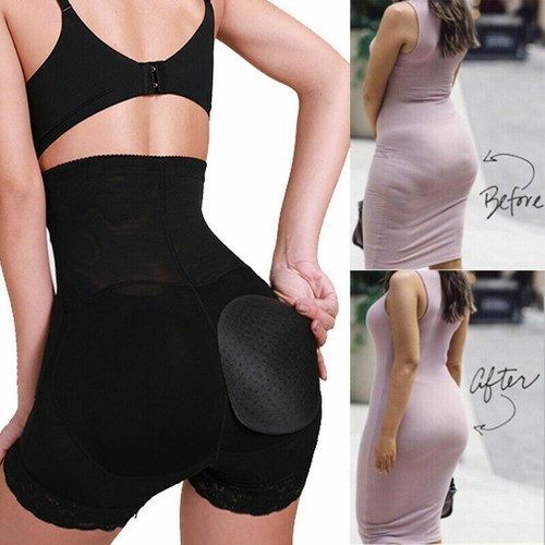 Ladies High Waist Padded Bum Pants 