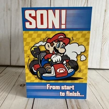 Mario Kart Card Son From Start To Finish Hope Your Birthday Is Nonstop Fun New