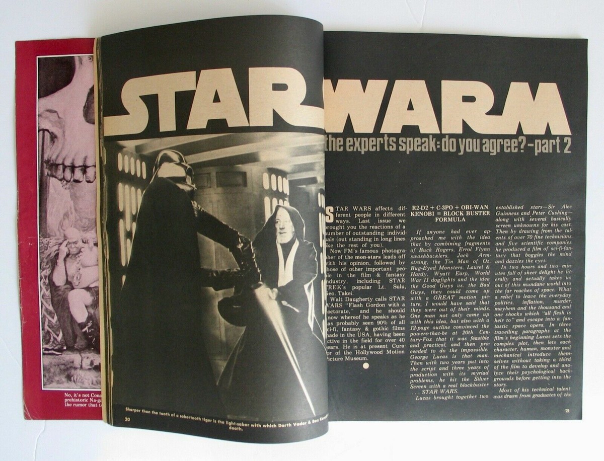 Vintage 1977 Famous Monsters Magazine #139 Star Wars Movie